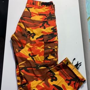 Rothco Zumiez Orange Camo Cargo Pants